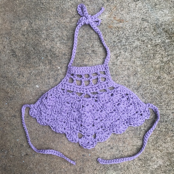 Crocheted Baby Crop Top - Picture 3 of 3